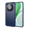 Honor Magic8 Lite TPU puzdro s textúrou uhlíkových vlákien (Modré) thumbnail