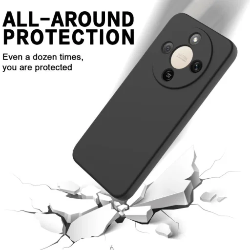 Honor Magic8 Lite Silikónový obal (Čierny) - 5