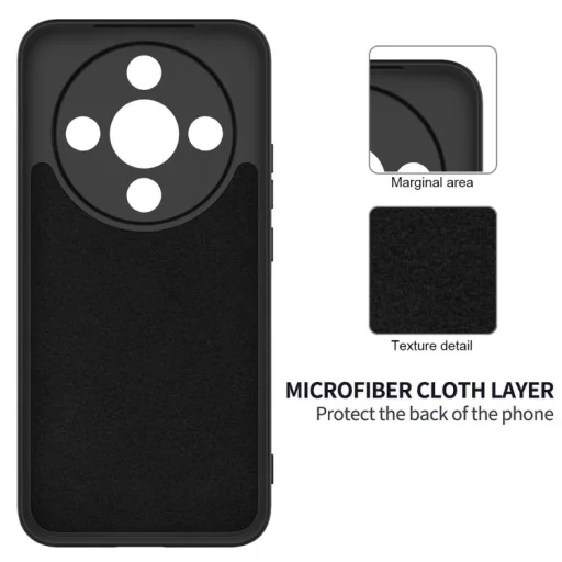 Honor Magic8 Lite Silikónový obal (Čierny) - 6