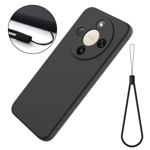 Honor Magic8 Lite Silikónový obal (Čierny) - 8