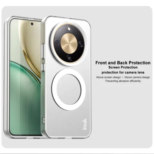 Honor Magic8 Lite IMAK TPU + PET MagSafe obal (biely) - 6