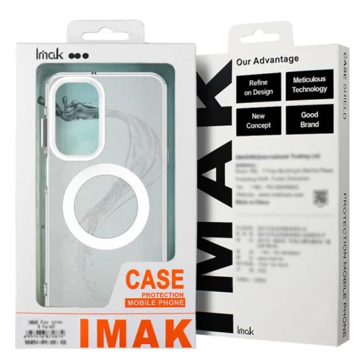 Honor Magic8 Lite IMAK TPU + PET MagSafe obal (biely) - 8