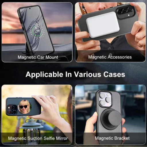 Honor X70 5G / Magic8 Lite / X9d 5G IMAK Chocolate Series TPU + PET MagSafe puzdro na telefón (čierne) puzdro - 7