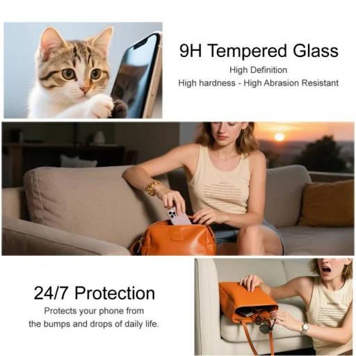 Honor Magic8 Lite celoplošne lepené tvrdené sklo s inštalačným rámikom - 6