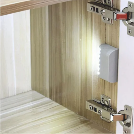 HOME GLS7 nyitásérzékelős bútorlámpa, 7db hidegfehér SMD LED, automatikus kapcsolás, közelítés érzékelő, elemes tápellátás - 8