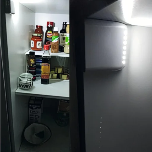HOME GLS7 nyitásérzékelős bútorlámpa, 7db hidegfehér SMD LED, automatikus kapcsolás, közelítés érzékelő, elemes tápellátás - 9