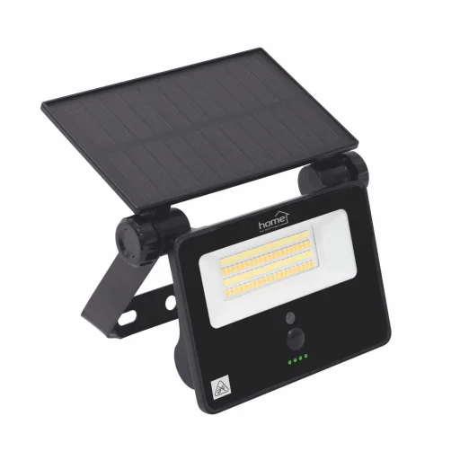 HOME FLP1101SOLAR solárny LED reflektor, 28 ks SMD LED, 1100 lúmenov, 3 farebné teploty, pohybový senzor, diaľkový ovládač, IP65 - 1