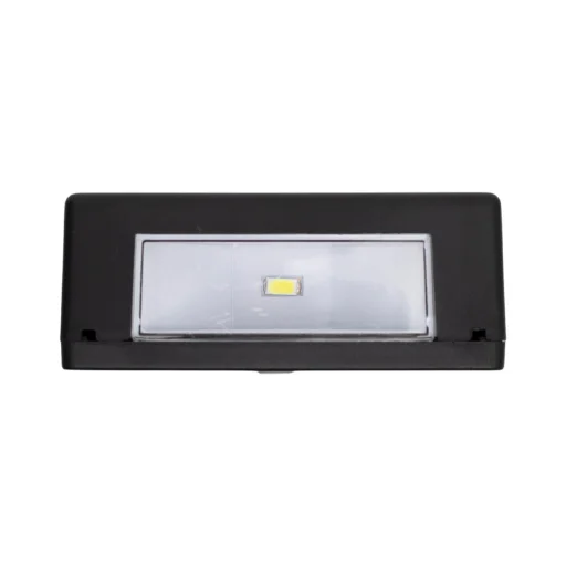 HOME MX658 solárna nástenná lampa, súprava 2 kusov, 2 studené biele LED diódy, vymeniteľná AA batéria, čierna - 2