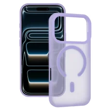 Tel Protect Mist Matte Magsafe puzdro pre iPhone 15 Pro bledofialové