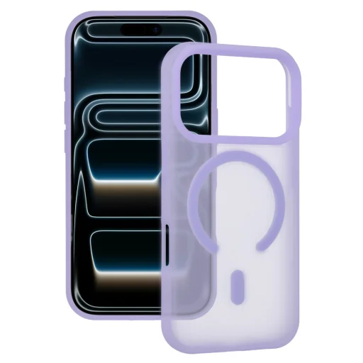 Tel Protect Mist Matte Magsafe puzdro pre iPhone 15 Pro bledofialové - 1