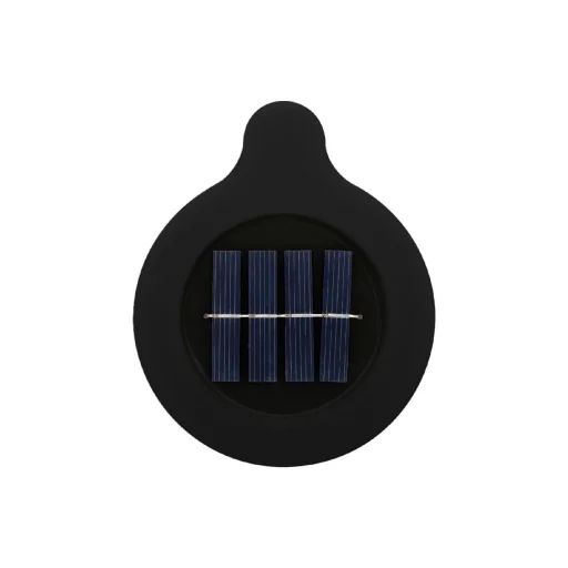 HOME MX656 solárna záhradná lampa, čierny plast, 1ks teplá biela SMD LED, vymeniteľná AA batéria - 2