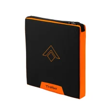 THAW, vyhrievaný podsedák s akumulátorovým balíkom, čierno-oranžový