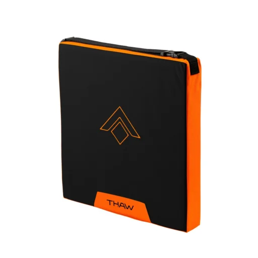 THAW, vyhrievaný podsedák s akumulátorovým balíkom, čierno-oranžový - 1