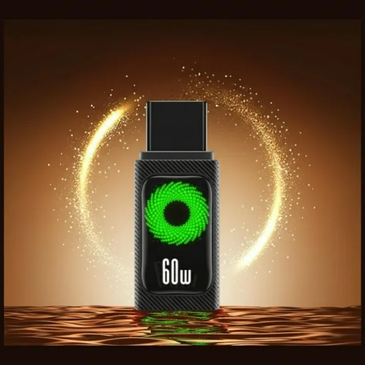 USAMS U92 60W USB-C to USB-C kábel 1.2m čierny - 5