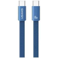 Kábel USAMS U96 60W USB-C - USB-C 1.2m modrý