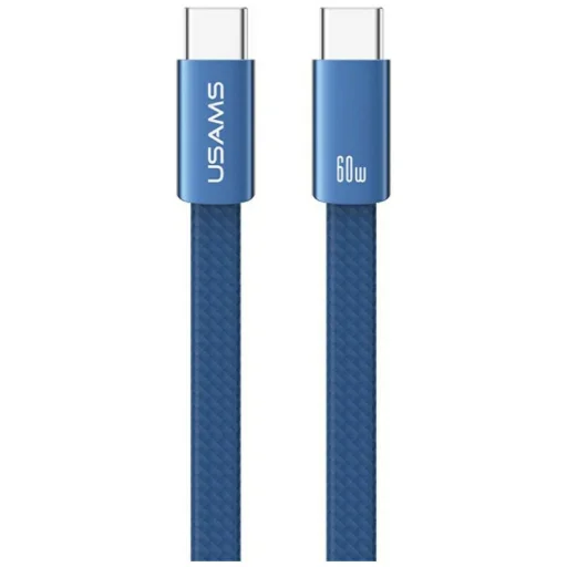 Kábel USAMS U96 60W USB-C - USB-C 1.2m modrý - 1