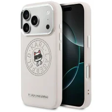 iPhone 17 Pro Karl Lagerfeld Point & Choupette Sketch MagSafe ružový obal