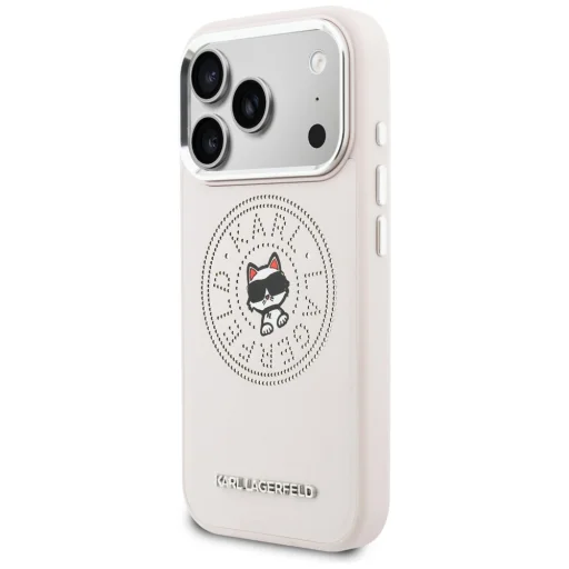 iPhone 17 Pro Karl Lagerfeld Point & Choupette Sketch MagSafe ružový obal - 2