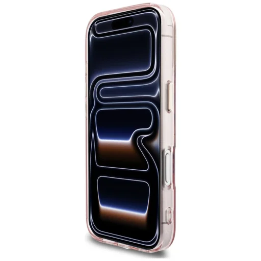 iPhone 17 Pro Karl Lagerfeld IML KL Script Logo MagSafe puzdro ružové - 5