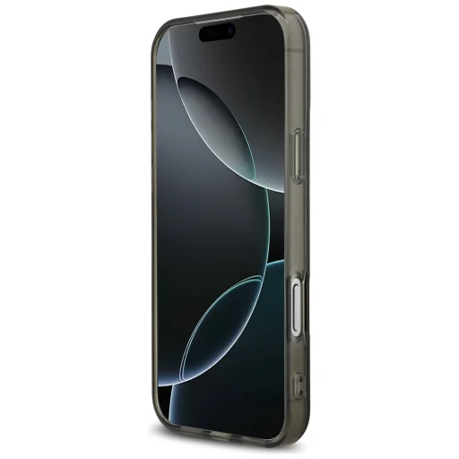iPhone 17 Pro Max AMG Dvojvrstvové Priehľadné Dymové Čierne MagSafe puzdro - 5