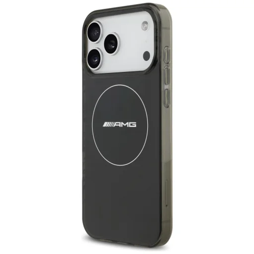 iPhone 17 Pro Max AMG Dvojvrstvové Priehľadné Dymové Čierne MagSafe puzdro - 2