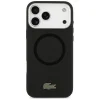iPhone 17 Pro Max Lacoste Silikónové Kovové Logo MagSafe Puzdro Čierne thumbnail