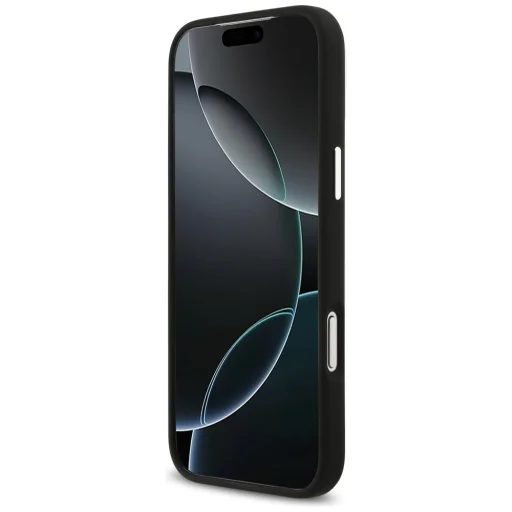 iPhone 17 Pro Max Lacoste Silikónové Kovové Logo MagSafe Puzdro Čierne - 5