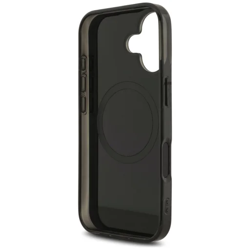 iPhone 17 AMG Dvojvrstvové priehľadné kosoštvorcové čierno-červené puzdro - 7