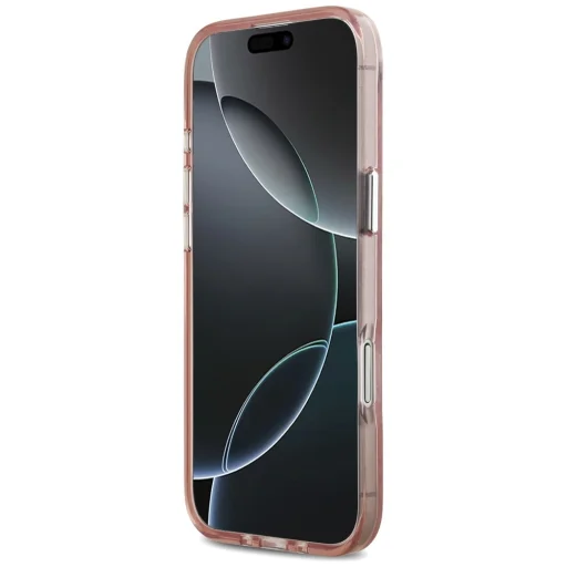iPhone 17 Air Karl Lagerfeld IML Choupette Hlava Logo MagSafe puzdro ružové - 5