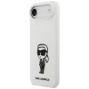 iPhone 17 Air Karl Lagerfeld Silikónový Karl Sketch & Logo MagSafe biely obal thumbnail