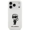 iPhone 17 Pro Karl Lagerfeld Silikónové Karl Sketch & Logo MagSafe puzdro biele thumbnail