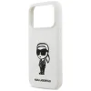 iPhone 17 Pro Karl Lagerfeld Silikónové Karl Sketch & Logo MagSafe puzdro biele thumbnail