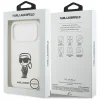 iPhone 17 Pro Karl Lagerfeld Silikónové Karl Sketch & Logo MagSafe puzdro biele thumbnail
