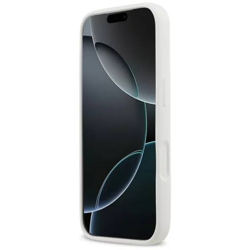 iPhone 17 Pro Karl Lagerfeld Silikónové Karl Sketch & Logo MagSafe puzdro biele - 5