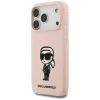 iPhone 17 Pro Max Karl Lagerfeld Szilikon Karl Sketch & Logo MagSafe tok rózsaszín thumbnail