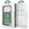 iPhone 17 Pro Lacoste nárazuvzdorné priehľadné matné puzdro MagSafe so zlatým logom vo farbe: sinopel thumbnail