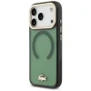 iPhone 17 Pro Lacoste nárazuvzdorné priehľadné matné puzdro MagSafe so zlatým logom vo farbe: sinopel thumbnail
