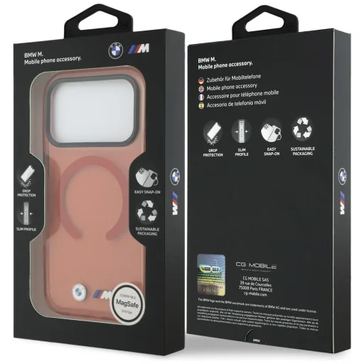 iPhone 17 Pro Max BMW M IML Nárazuvzdorné puzdro s kovovými logami MagSafe vo farbe hurmikaki - 8