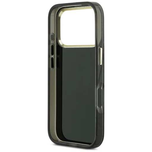 iPhone 17 Pro Max Guess IML 4G Script Metal čierny kryt - 7