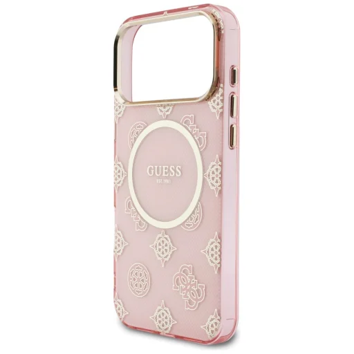 iPhone 17 Pro Max Guess IML Peony Dot MagSafe puzdro ružové - 6
