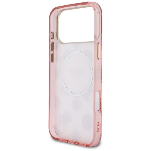 iPhone 17 Pro Max Guess IML Peony Dot MagSafe puzdro ružové - 7
