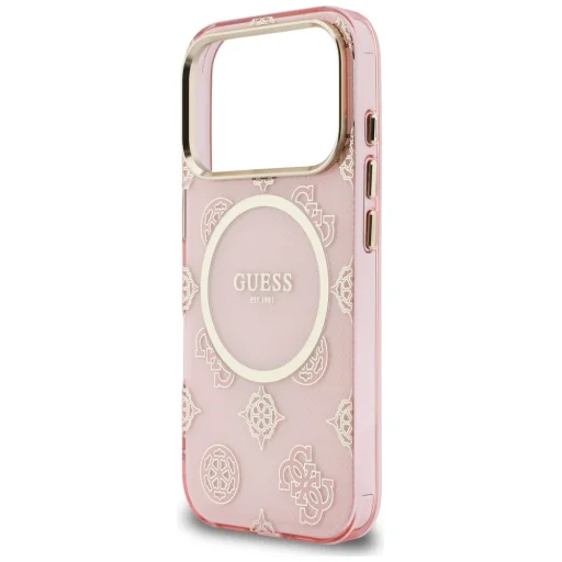 iPhone 17 Pro Guess IML Peony Dot MagSafe puzdro ružové - 6