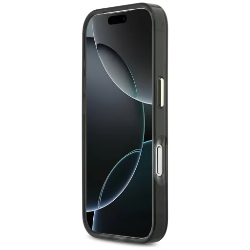 iPhone 17 Pro Max Guess IML Script Metal MagSafe puzdro čierne - 5