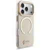iPhone 17 Pro Max Guess IML Script Metal MagSafe puzdro ružové thumbnail