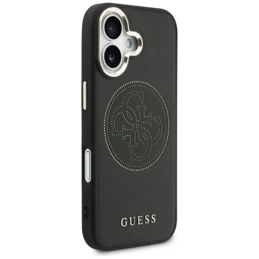 iPhone 17 Guess Perforovaný 4G MagSafe čierny obal - 4