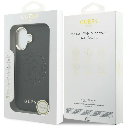 iPhone 17 Guess Perforovaný 4G MagSafe čierny obal - 8