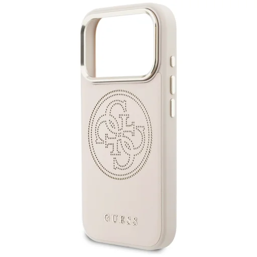 iPhone 17 Pro Max Guess 4G perforované MagSafe ružové puzdro - 6