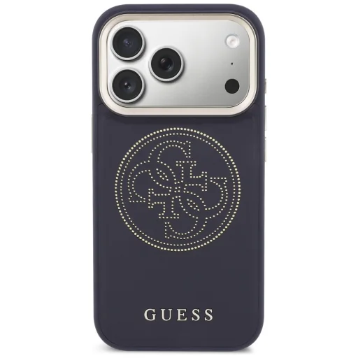 iPhone 17 Pro Max Guess Perforované 4G MagSafe puzdro modré - 3