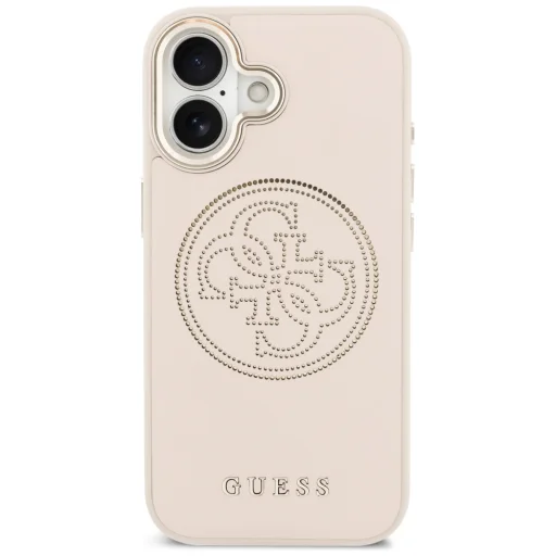 iPhone 17 Guess Perforované 4G MagSafe puzdro ružové - 3