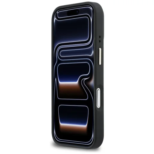 iPhone 17 Pro Karl Lagerfeld Croco KL Script Logo MagSafe puzdro čierne - 5